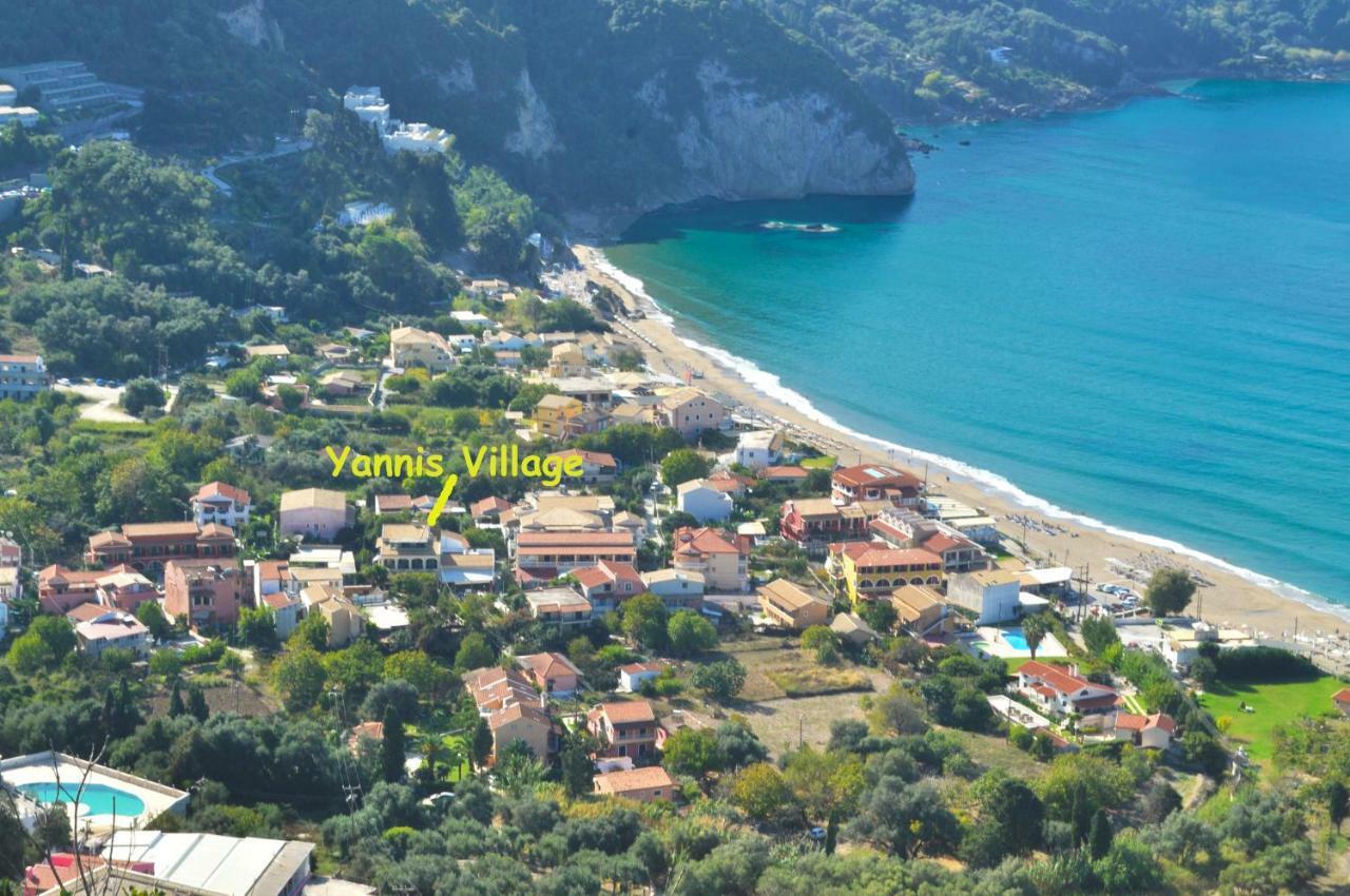 Holiday Studio Apartments Yannis On Agios Gordios Beach In Corfu المظهر الخارجي الصورة
